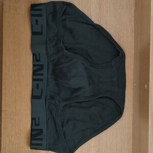 Men’s Dark Green Briefs - Stretch Cotton Comfort